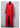 Isabella Extra Long Red Soft Double Breasted Faux Leather Women Trench Coat