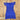 Stylish Crochet Monokini Dress in vibrant blue, perfect for a bohemian look. Handmade with soft cotton and acrylic.