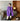 Peyton Shiny Purple Crocodile Pattern Faux Leather Women Jakets