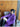 Peyton Shiny Purple Crocodile Pattern Faux Leather Women Jakets