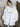 Raegan White Warm Soft Faux Fur Women Coat With Zipper