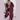 Kinsley Elegant Burgundy Lapple Solid Double-Breasted Trench Coat