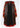 Ruby Colorful Thick Warm Faux Fur Trench Coat for Women with Leather Belt