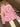 Brooklyn Pink And White Soft Faux Leather Women Blazer