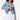 Tie Front Long Sleeve Turn down Collar Slim Women's Denim Jackets