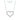 Elegant Moissanite Heart Necklace in 925 sterling silver, featuring a stunning round brilliant cut moissanite stone.