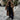 Sarah Brown Thicken Warm Faux Fur Women Trench Coat