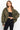 Hannah Padded Stand Collar Warm Long Sleeve Zipper Women Coats