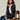 Eden Women Knit Contrast Color Stitching Women Cardigan