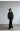 Charlotte Short Black Soft Faux Leather Women Jacket with Front Pocket