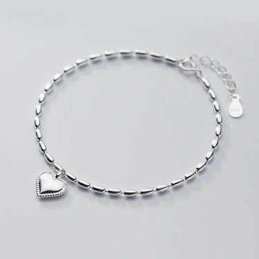 Silver Heart Bracelet